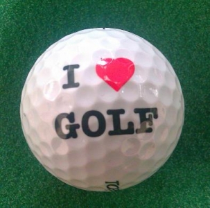 Míčky I love golf