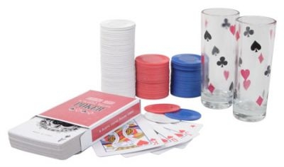 Poker set s panáky