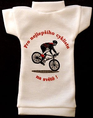 Tričko na láhev - pro cyklistu