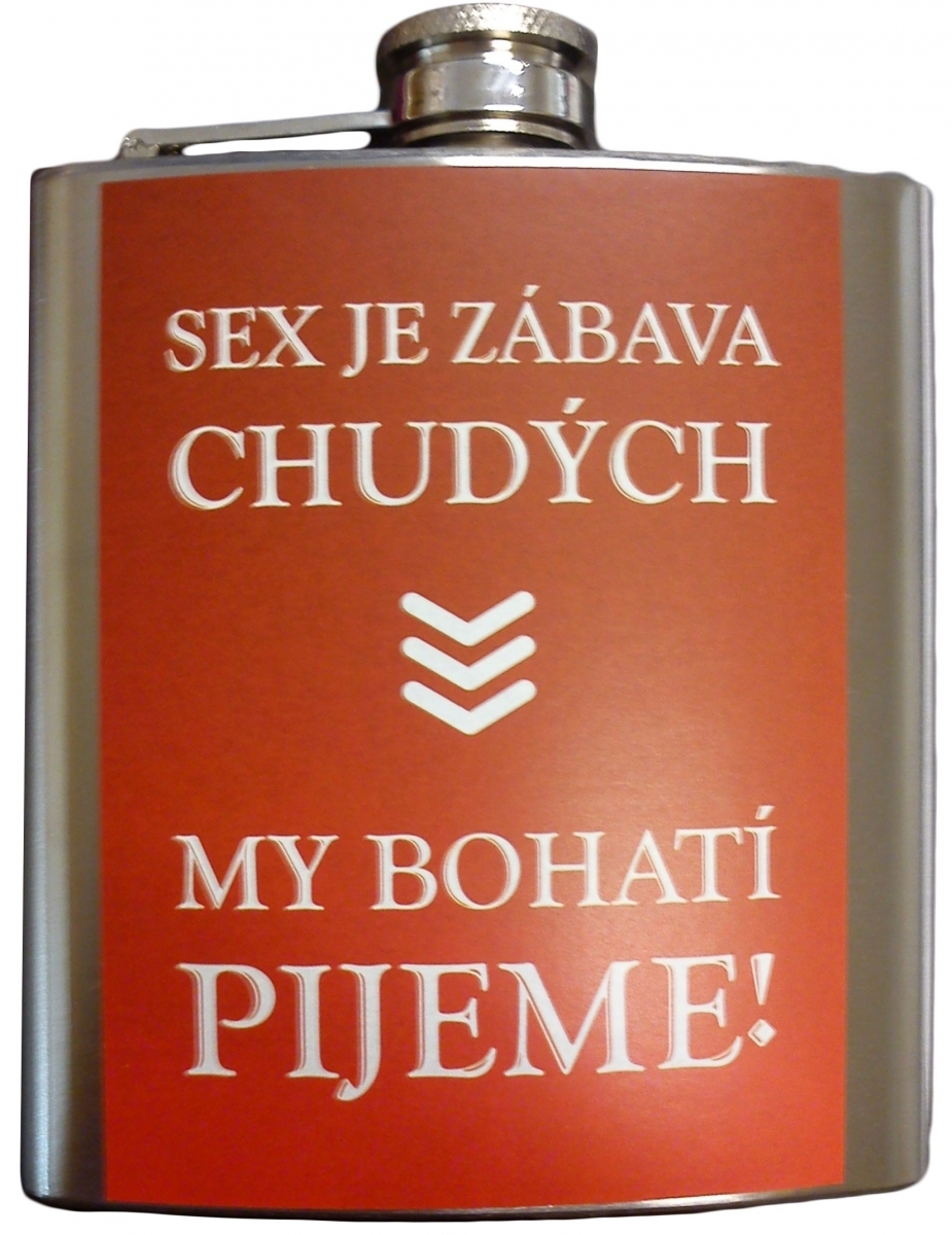 Butylka SEX JE ZÁBAVA CHUDÝCH