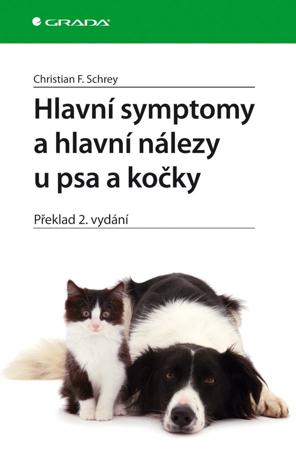 Hlavní symptomy a hlavní nálezy u psa a kočky