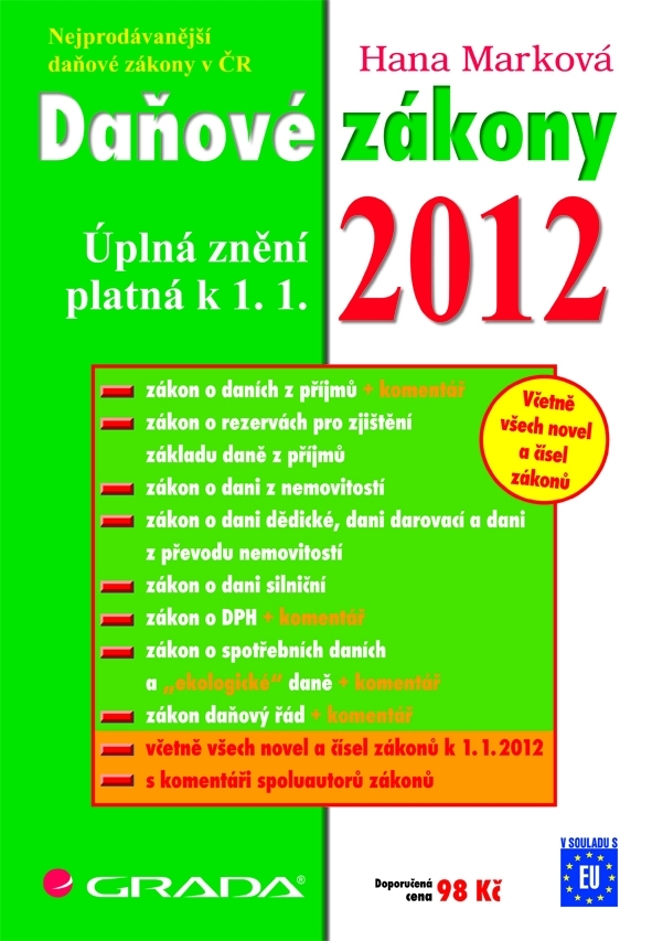 Daňové zákony 2012