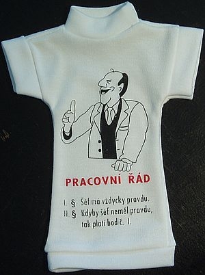 Tričko na láhev - pro šéfa