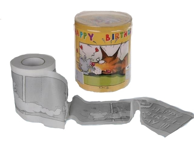 Toaletní papír pro oslavence HAPPY BIRTHDAY!