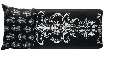 Povlečení SATIN Ornament Black