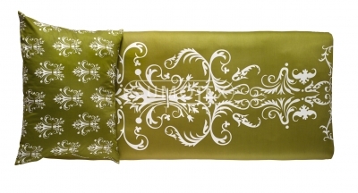Povlečení SATIN Ornament Grenn